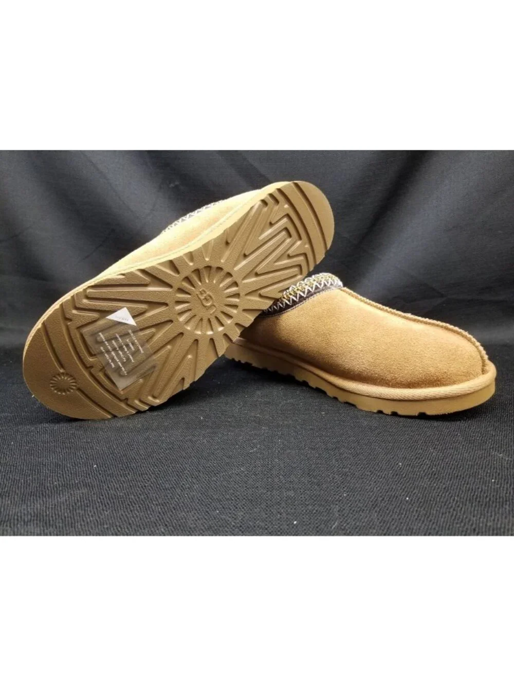 UGG Men's Tasman II Slippers Suede Chestnut Size 7 NEW IN BOX!
